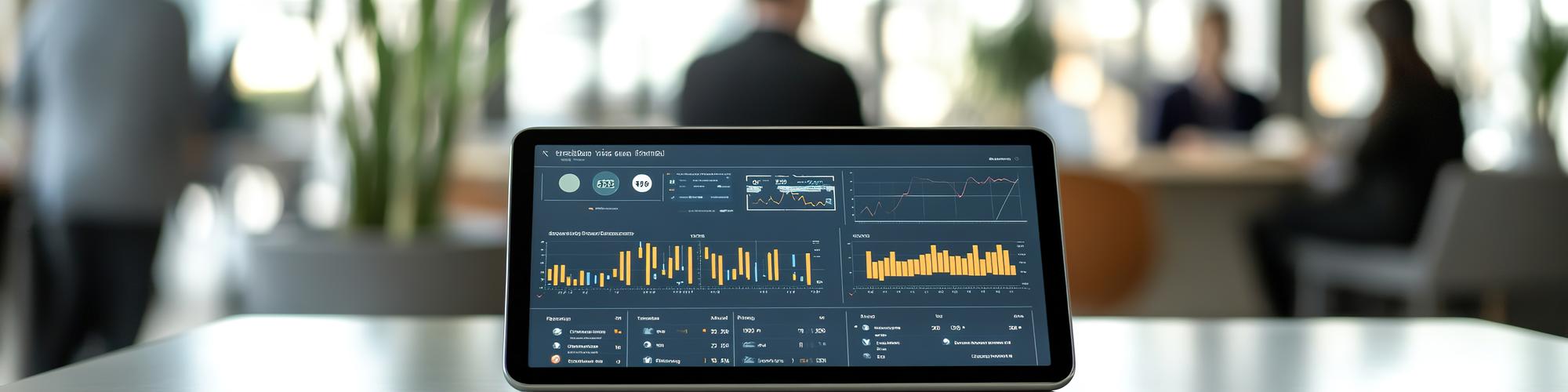 Dashboard mit Finanzkennzahlen